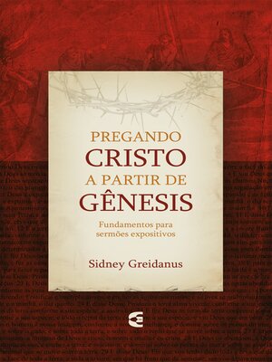 cover image of Pregando Cristo a partir de Gênesis
